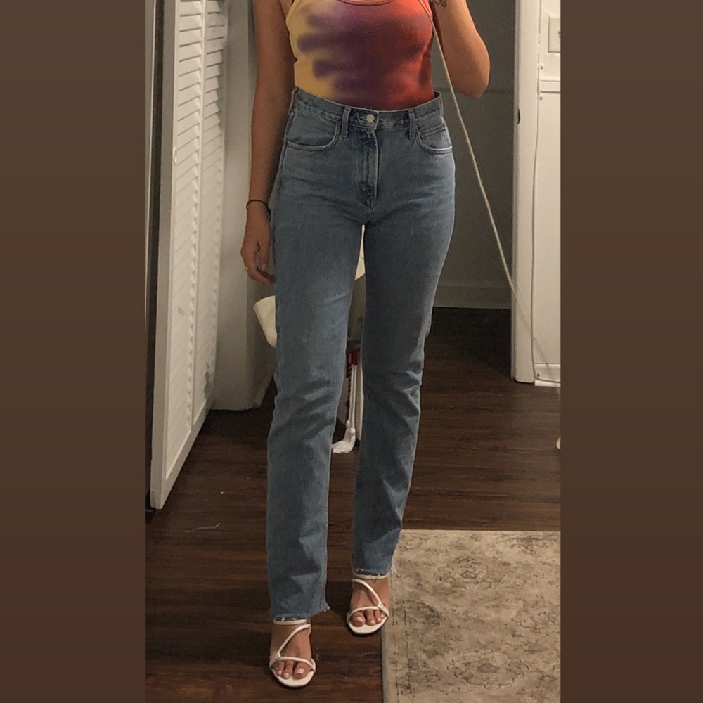 AGOLDE Cheri Hi Rise Straight